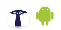 vignette avec logo de baobab et d'Android