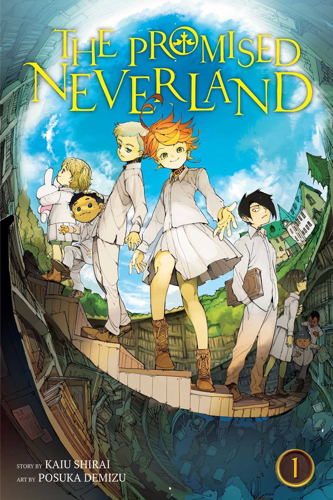 Couverture du tome 1 du manga the promised neverland