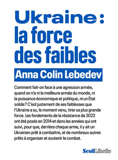 couverture du livre Ukraine la force des faibles