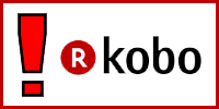 Point d'exclamation rouge suivi du logo Kobo