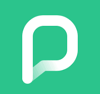 Logo de pressreader avec la lettre P en blanc sur fond vert