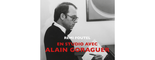 photo en noir et blanc et de profil de Alain Goraguer