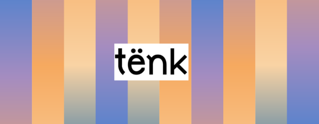 Logo de tenk sur fond coloré