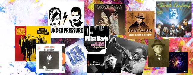 patchwork de photo des couvertures des albums présentés dans l'article