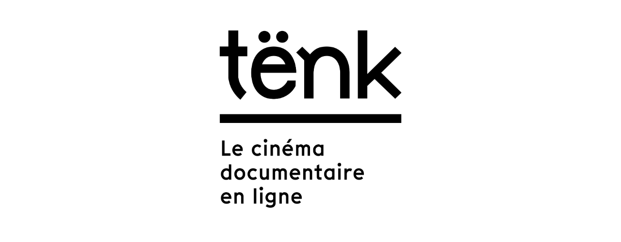 logo de tenk sur fond blanc et la mention "le cinéma en ligne documentaire"
