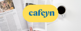 logo cafeyn bleu et jaune